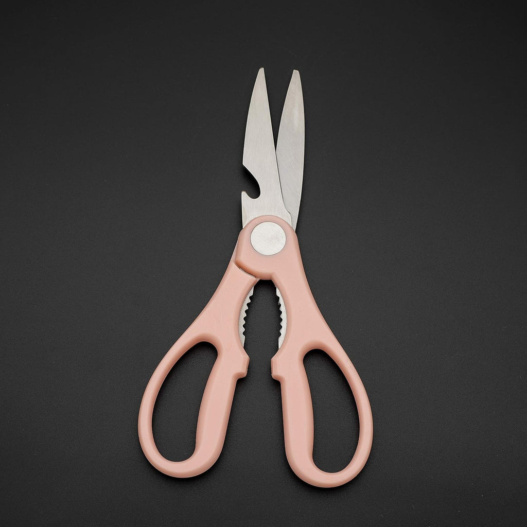 Kitchen Scissors for General Use Woman Kitchen Accessories Shears Heavy Duty Cooking Shears Left Handed Black Scissors Adults Sharp Utility Siccors for Food(P,1)