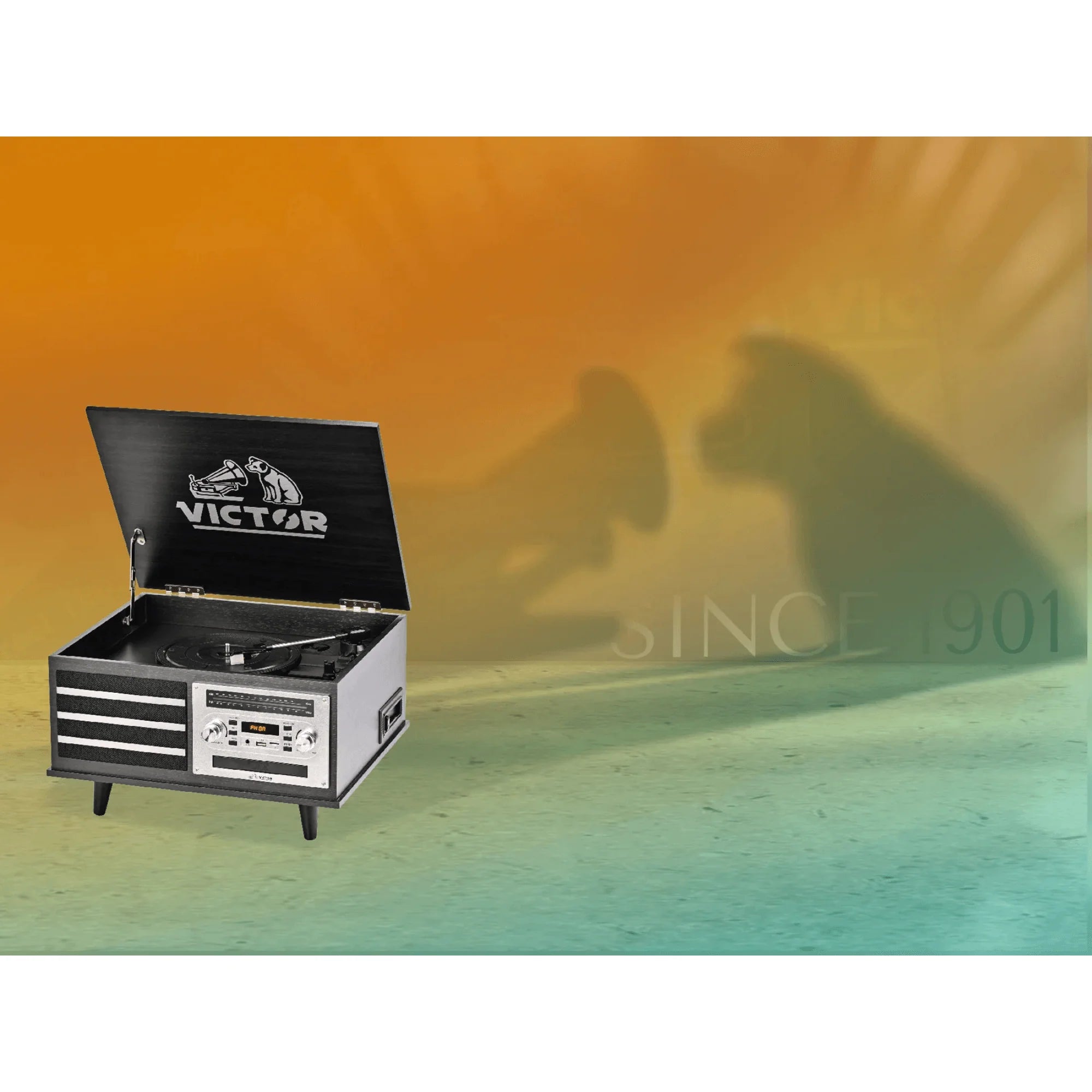 Victor Monroe 8-In-1 Music Center