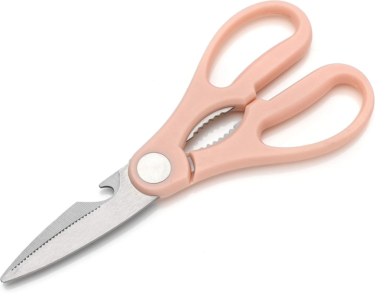 Kitchen Scissors for General Use Woman Kitchen Accessories Shears Heavy Duty Cooking Shears Left Handed Black Scissors Adults Sharp Utility Siccors for Food(P,1)